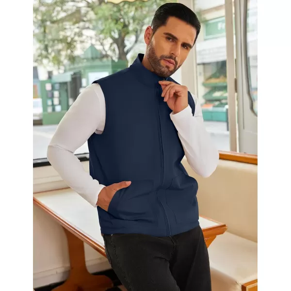 COOFANDY Men's Casual Outerwear Vest Lightweight Zip Up Sleeveless Jacket Outdoor Work Hiking Travel Golf Vest with Pockets