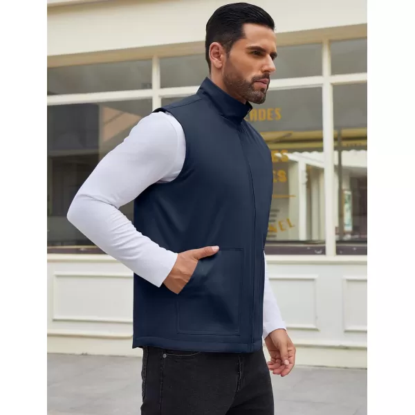 COOFANDY Men's Casual Outerwear Vest Lightweight Zip Up Sleeveless Jacket Outdoor Work Hiking Travel Golf Vest with Pockets