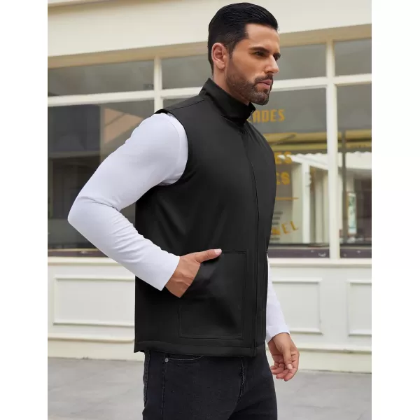 COOFANDY Men's Casual Outerwear Vest Lightweight Zip Up Sleeveless Jacket Outdoor Work Hiking Travel Golf Vest with Pockets
