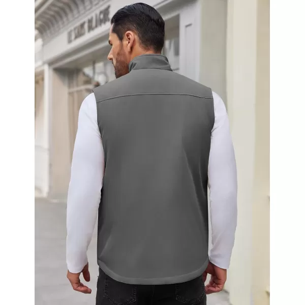 COOFANDY Men's Casual Outerwear Vest Lightweight Zip Up Sleeveless Jacket Outdoor Work Hiking Travel Golf Vest with Pockets
