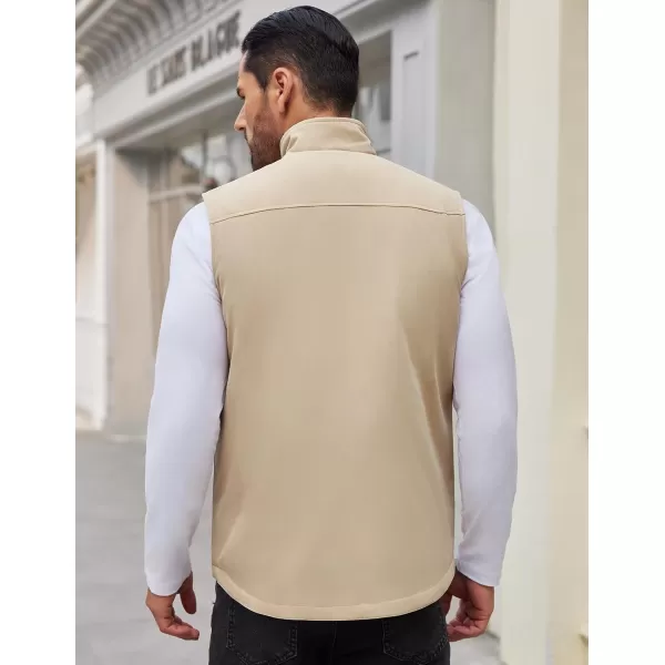 COOFANDY Men's Casual Outerwear Vest Lightweight Zip Up Sleeveless Jacket Outdoor Work Hiking Travel Golf Vest with Pockets