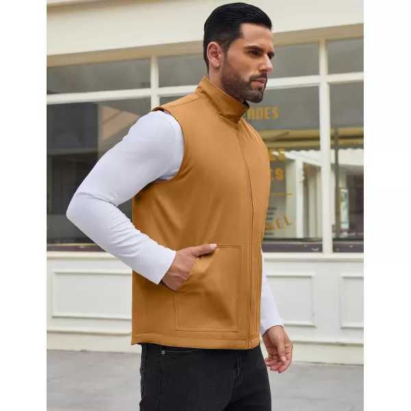 COOFANDY Men's Casual Outerwear Vest Lightweight Zip Up Sleeveless Jacket Outdoor Work Hiking Travel Golf Vest with Pockets