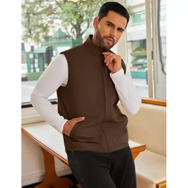 COOFANDY Men's Casual Outerwear Vest Lightweight Zip Up Sleeveless Jacket Outdoor Work Hiking Travel Golf Vest with Pockets