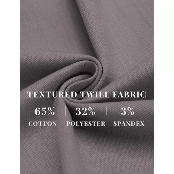 COOFANDY Mens Casual Pants Elastic Waist Drawstring Chino Pants Tapered Cotton Twill Trousers with Pockets