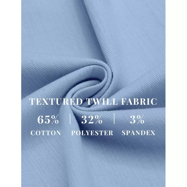 COOFANDY Mens Casual Pants Elastic Waist Drawstring Chino Pants Tapered Cotton Twill Trousers with Pockets