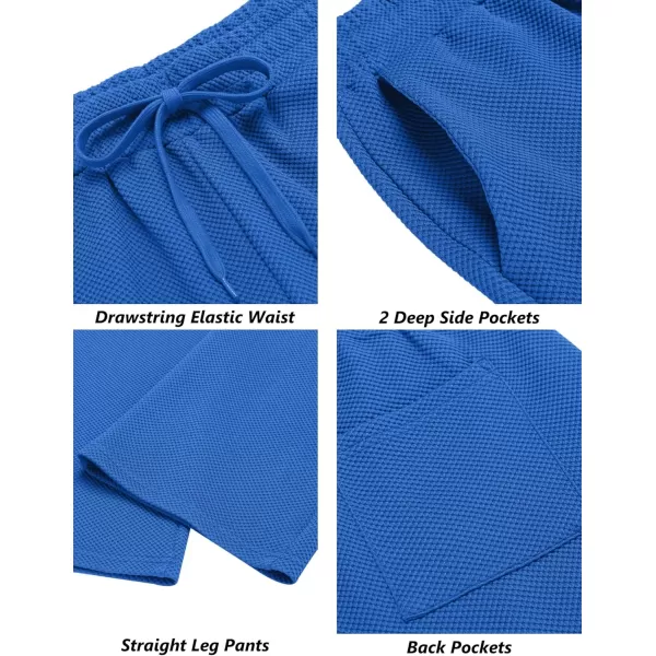 COOFANDY Men's Casual Sweatpants Elastic Waist Drawstring Lounge Pants Straight Leg Trousers with Pockets
