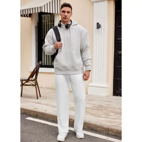 COOFANDY Men's Casual Sweatpants Elastic Waist Drawstring Lounge Pants Straight Leg Trousers with Pockets