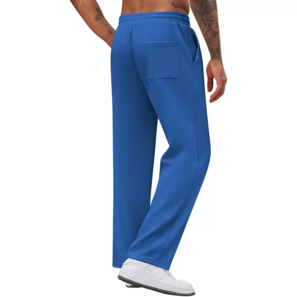 COOFANDY Men's Casual Sweatpants Elastic Waist Drawstring Lounge Pants Straight Leg Trousers with Pockets