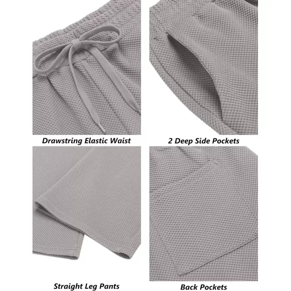 COOFANDY Men's Casual Sweatpants Elastic Waist Drawstring Lounge Pants Straight Leg Trousers with Pockets
