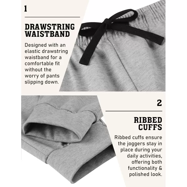 COOFANDY Men's Joggers Drawstring Jogger Sweatpants with Zipper Pockets Lightweight Slim Fit Athletic Track Pants
