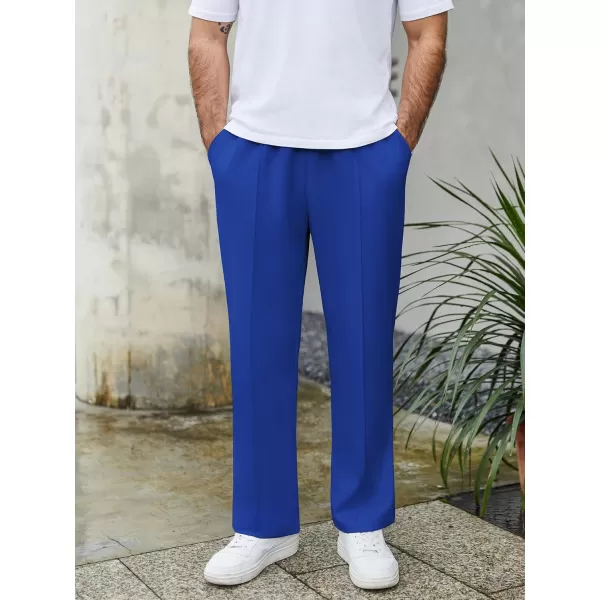 COOFANDY Men's Knit Sweatpants Lightweight Open Bottom Casual Pants Drawstring Jogger Yoga Pants with Pockets