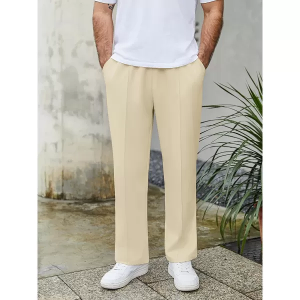 COOFANDY Men's Knit Sweatpants Lightweight Open Bottom Casual Pants Drawstring Jogger Yoga Pants with Pockets