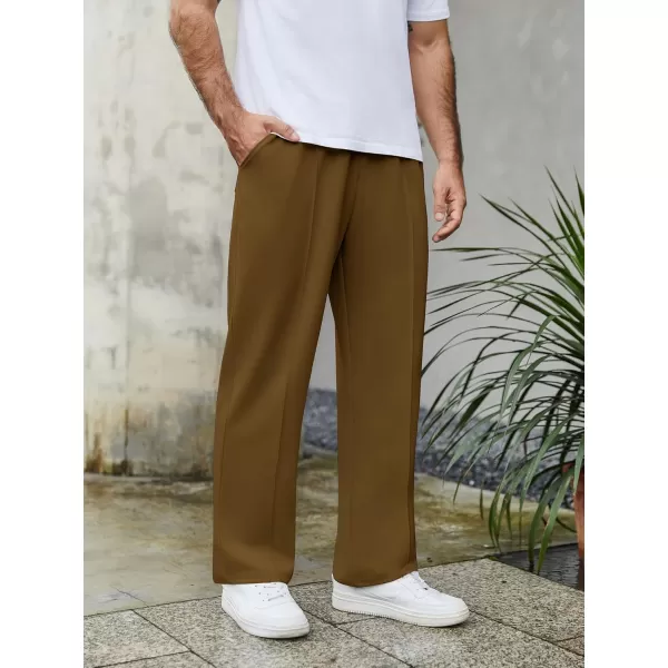 COOFANDY Men's Knit Sweatpants Lightweight Open Bottom Casual Pants Drawstring Jogger Yoga Pants with Pockets