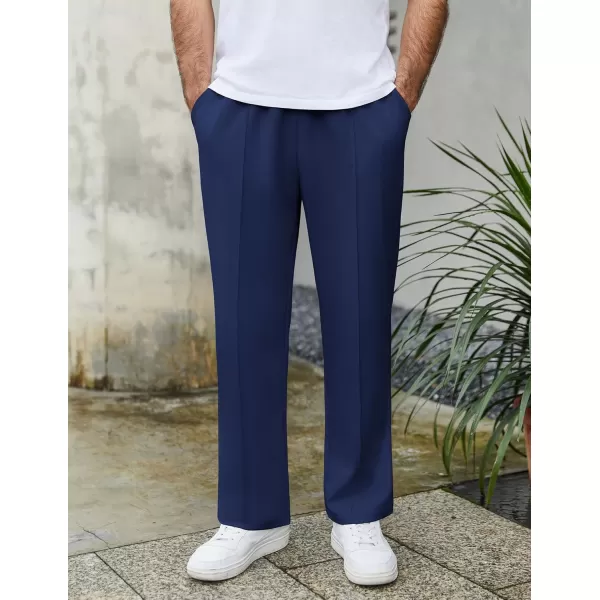 COOFANDY Men's Knit Sweatpants Lightweight Open Bottom Casual Pants Drawstring Jogger Yoga Pants with Pockets