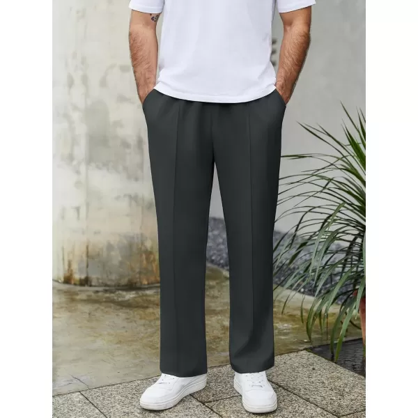 COOFANDY Men's Knit Sweatpants Lightweight Open Bottom Casual Pants Drawstring Jogger Yoga Pants with Pockets