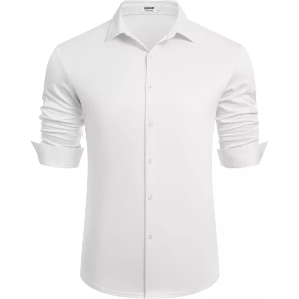 COOFANDY Men's Long Sleeve Wrinkle Free Shirts Button Down Casual Stretch Dress Shirt