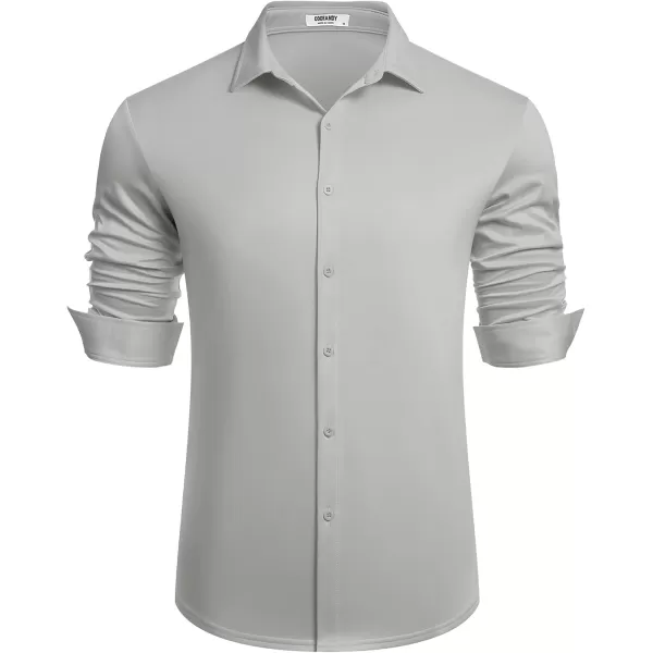 COOFANDY Men's Long Sleeve Wrinkle Free Shirts Button Down Casual Stretch Dress Shirt