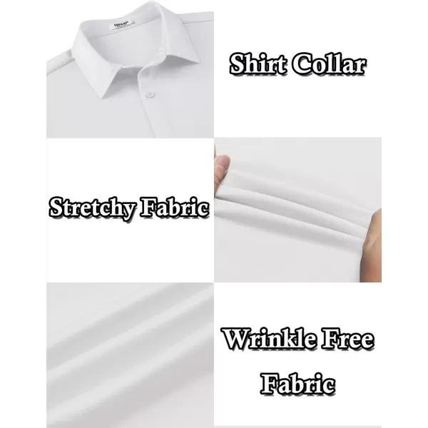 COOFANDY Men's Long Sleeve Wrinkle Free Shirts Button Down Casual Stretch Dress Shirt