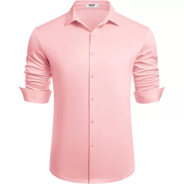 COOFANDY Men's Long Sleeve Wrinkle Free Shirts Button Down Casual Stretch Dress Shirt