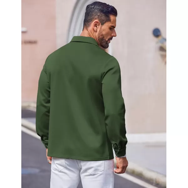 COOFANDY Men's Long Sleeve Wrinkle Free Shirts Casual Button Down Shirts Untucked Dress Shirt
