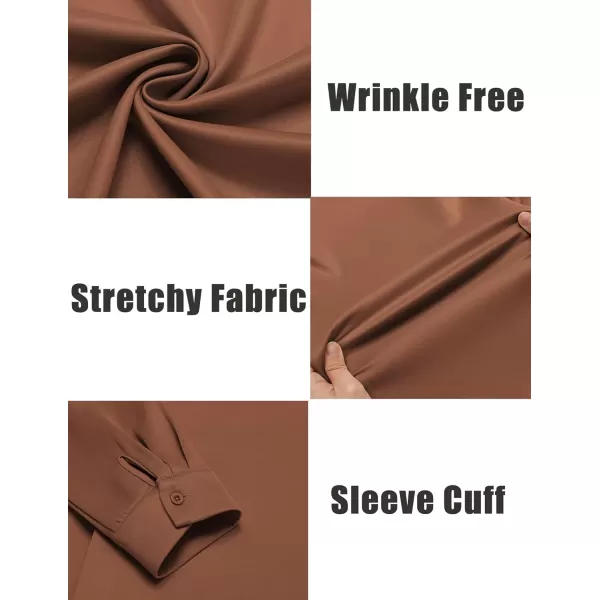 COOFANDY Men's Long Sleeve Wrinkle Free Shirts Casual Button Down Shirts Untucked Dress Shirt