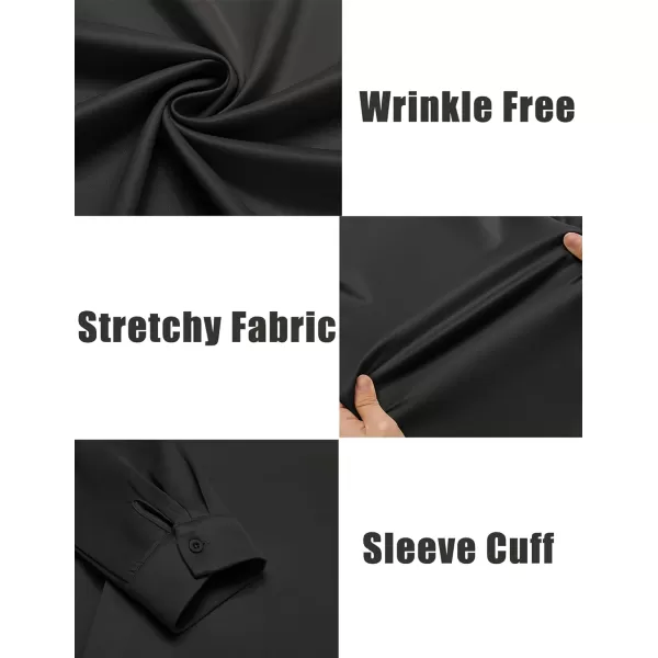 COOFANDY Men's Long Sleeve Wrinkle Free Shirts Casual Button Down Shirts Untucked Dress Shirt