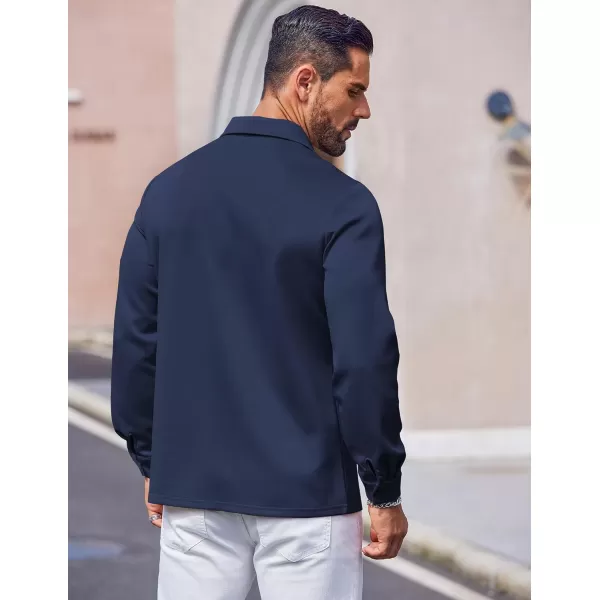 COOFANDY Men's Long Sleeve Wrinkle Free Shirts Casual Button Down Shirts Untucked Dress Shirt