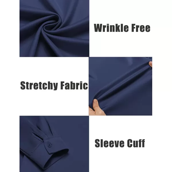 COOFANDY Men's Long Sleeve Wrinkle Free Shirts Casual Button Down Shirts Untucked Dress Shirt