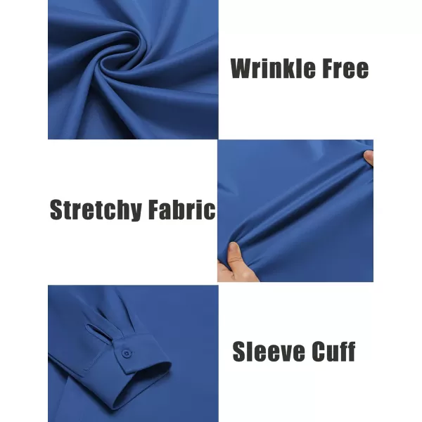 COOFANDY Men's Long Sleeve Wrinkle Free Shirts Casual Button Down Shirts Untucked Dress Shirt