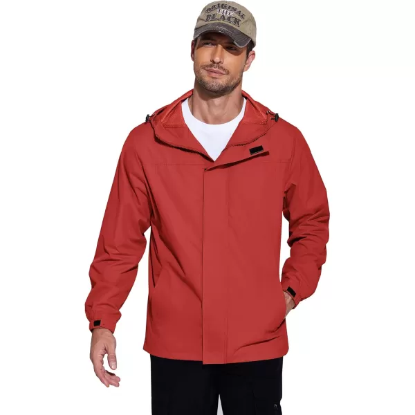 COOFANDY Men's Packable Rain Jackets Waterproof With Hood Lightweight Shell Raincoat Windbreaker For Cycling Golf Travel
