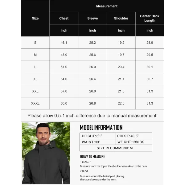 COOFANDY Men's Packable Rain Jackets Waterproof With Hood Lightweight Shell Raincoat Windbreaker For Cycling Golf Travel