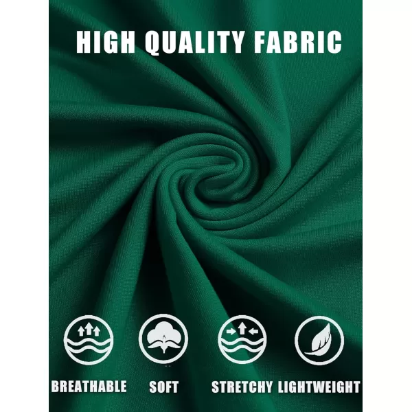 COOFANDY Men's Slim Fit Basic Turtleneck T-Shirt Long Sleeve Solid T Shirts Casual Knit Pullover Thermal Tops