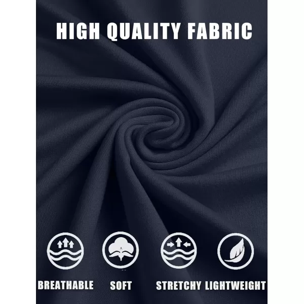 COOFANDY Men's Slim Fit Basic Turtleneck T-Shirt Long Sleeve Solid T Shirts Casual Knit Pullover Thermal Tops