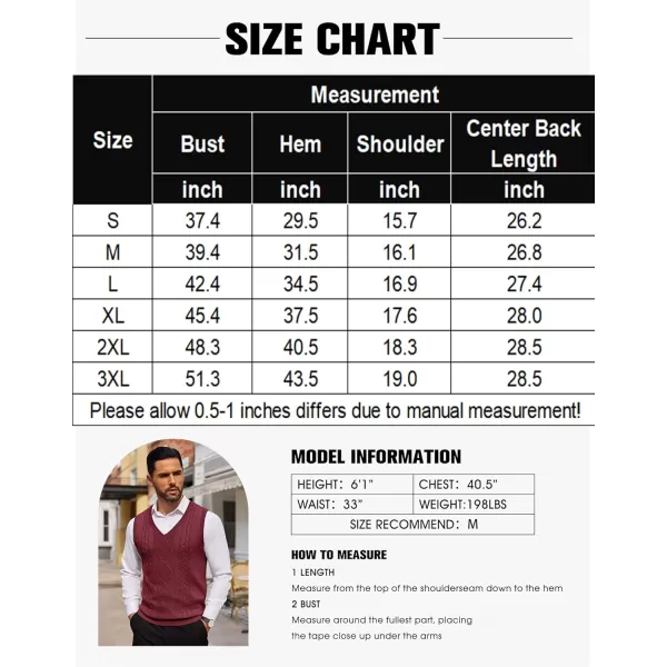 COOFANDY Men's Sweater Vest Sleeveless V Neck Knitted Slim Fit Casual Lightweight Pullover Sweater