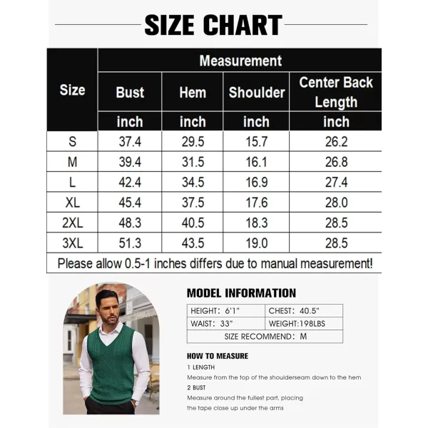 COOFANDY Men's Sweater Vest Sleeveless V Neck Knitted Slim Fit Casual Lightweight Pullover Sweater