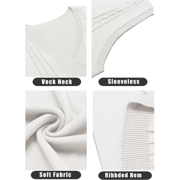 COOFANDY Men's Sweater Vest Sleeveless V Neck Knitted Slim Fit Casual Lightweight Pullover Sweater