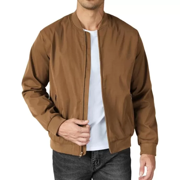 COOFANDY Men's Bomber Jacket Lightweight Casual Stylish Light Flight Jacket Windbreaker Varsity Jackets