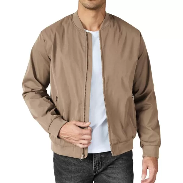 COOFANDY Men's Bomber Jacket Lightweight Casual Stylish Light Flight Jacket Windbreaker Varsity Jackets