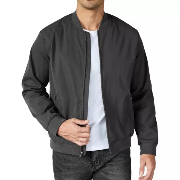 COOFANDY Men's Bomber Jacket Lightweight Casual Stylish Light Flight Jacket Windbreaker Varsity Jackets