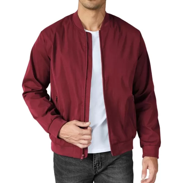 COOFANDY Men's Bomber Jacket Lightweight Casual Stylish Light Flight Jacket Windbreaker Varsity Jackets