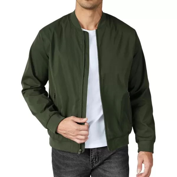 COOFANDY Men's Bomber Jacket Lightweight Casual Stylish Light Flight Jacket Windbreaker Varsity Jackets