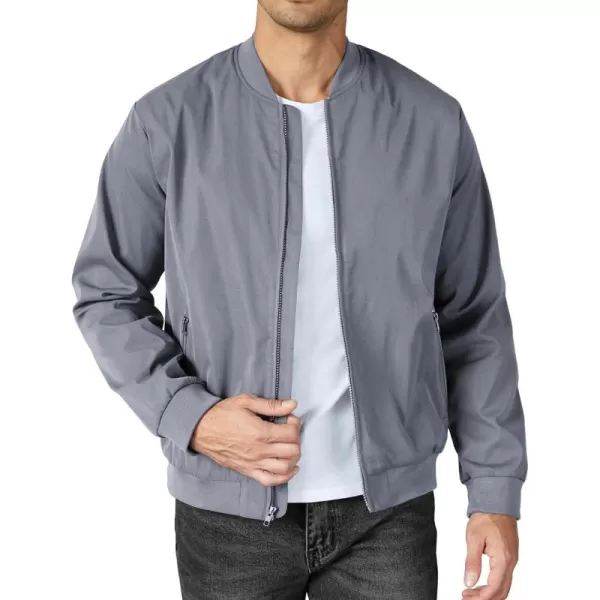 COOFANDY Men's Bomber Jacket Lightweight Casual Stylish Light Flight Jacket Windbreaker Varsity Jackets