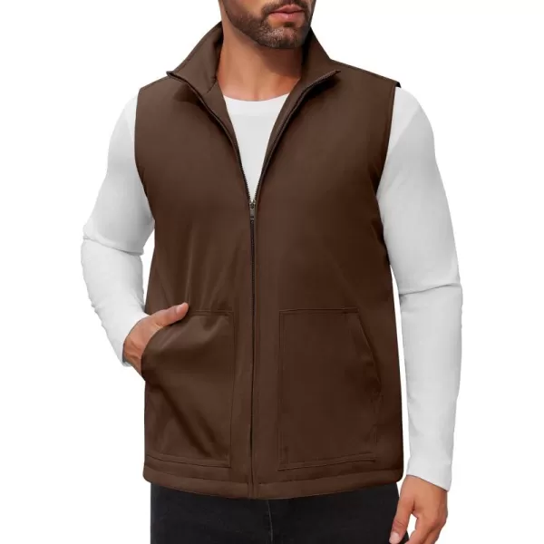 COOFANDY Men's Casual Outerwear Vest Lightweight Zip Up Sleeveless Jacket Outdoor Work Hiking Travel Golf Vest with Pockets