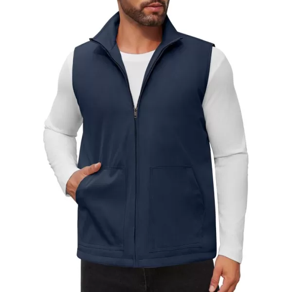 COOFANDY Men's Casual Outerwear Vest Lightweight Zip Up Sleeveless Jacket Outdoor Work Hiking Travel Golf Vest with Pockets