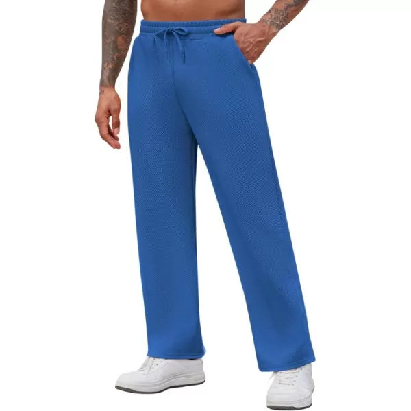 COOFANDY Men's Casual Sweatpants Elastic Waist Drawstring Lounge Pants Straight Leg Trousers with Pockets