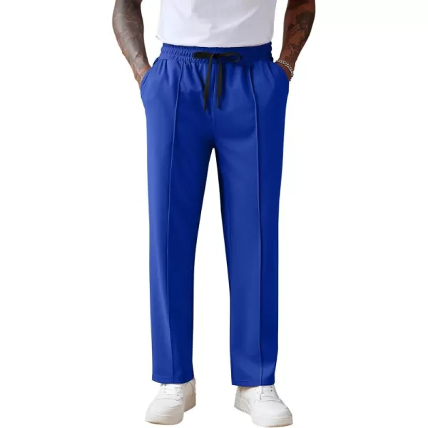 COOFANDY Men's Knit Sweatpants Lightweight Open Bottom Casual Pants Drawstring Jogger Yoga Pants with Pockets
