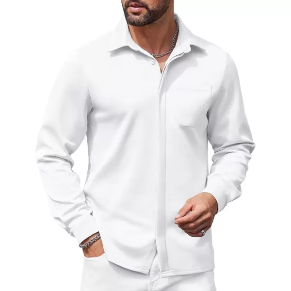 COOFANDY Men's Long Sleeve Wrinkle Free Shirts Casual Button Down Shirts Untucked Dress Shirt