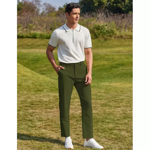COOFANDY Men Golf Stretch Pant Casual Slim Fit Pant Lightweight Sweatpants with Pocket