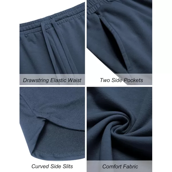 COOFANDY Mens 2 Pack Gym Workout Shorts Muscle Fit Lightweight Training Pants Bodybuilding Sports Jogger with Pockets