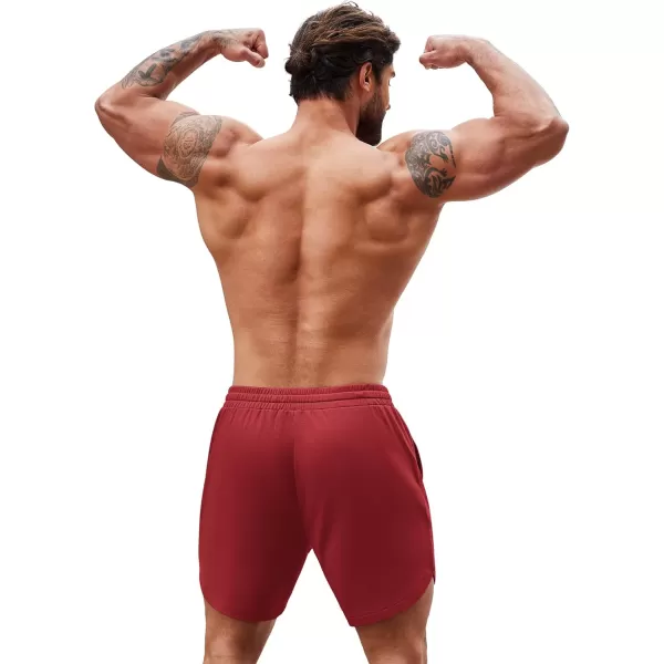 COOFANDY Mens 2 Pack Gym Workout Shorts Muscle Fit Lightweight Training Pants Bodybuilding Sports Jogger with Pockets